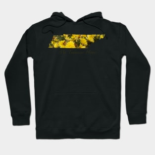 My Tennessee Home - Yellow Mum Flowers Hoodie